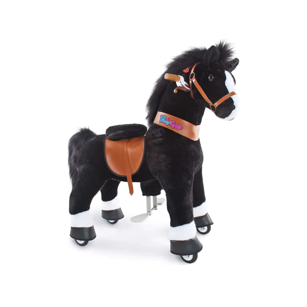 PonyCycle® Ride On Black Pony Ages 4-8