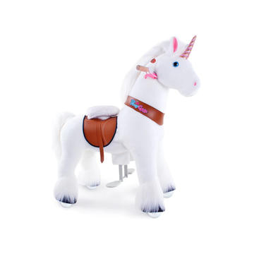 PonyCycle® Ride On White Unicorn Ages 4-8