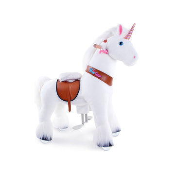 PonyCycle® Ride On White Unicorn Ages 4-8